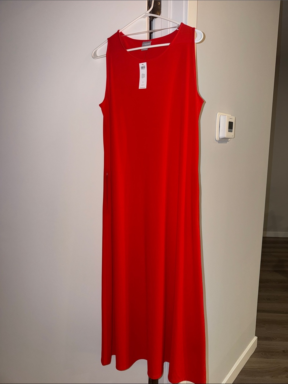 Chicos Red Maxi Dress -